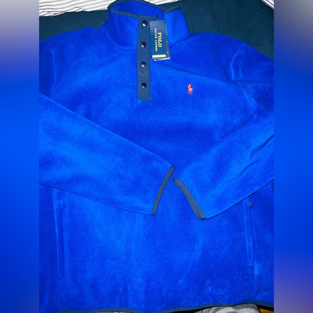 Polo fleece pull over